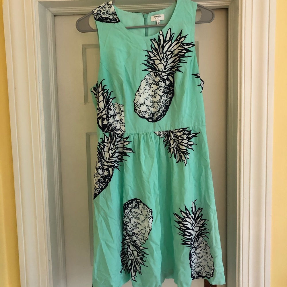 Crown and ivy pineapple dress